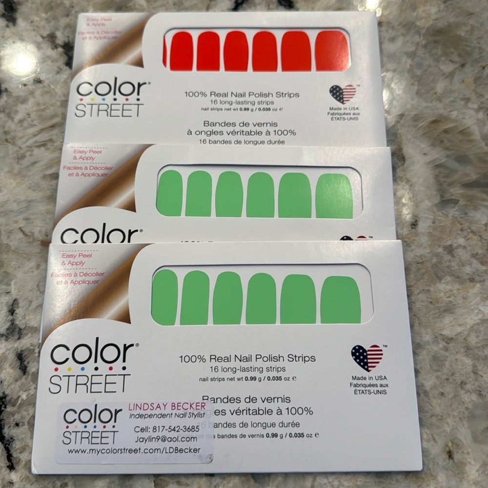 Color Street Nail Strips – Electric Bundle (Kilowatt x2 & High Voltage x1)